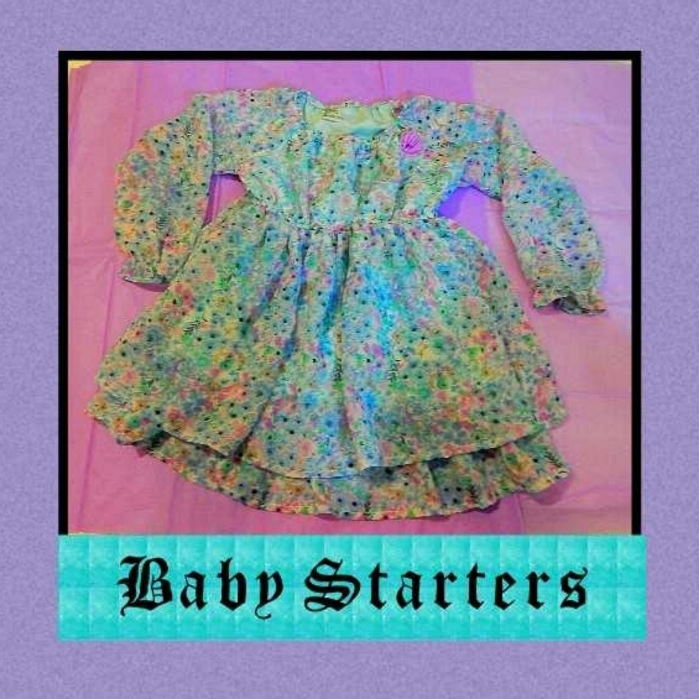 BUY 2 GET 1 FREE  Gorgeous Flowered Dress!! 18 mo